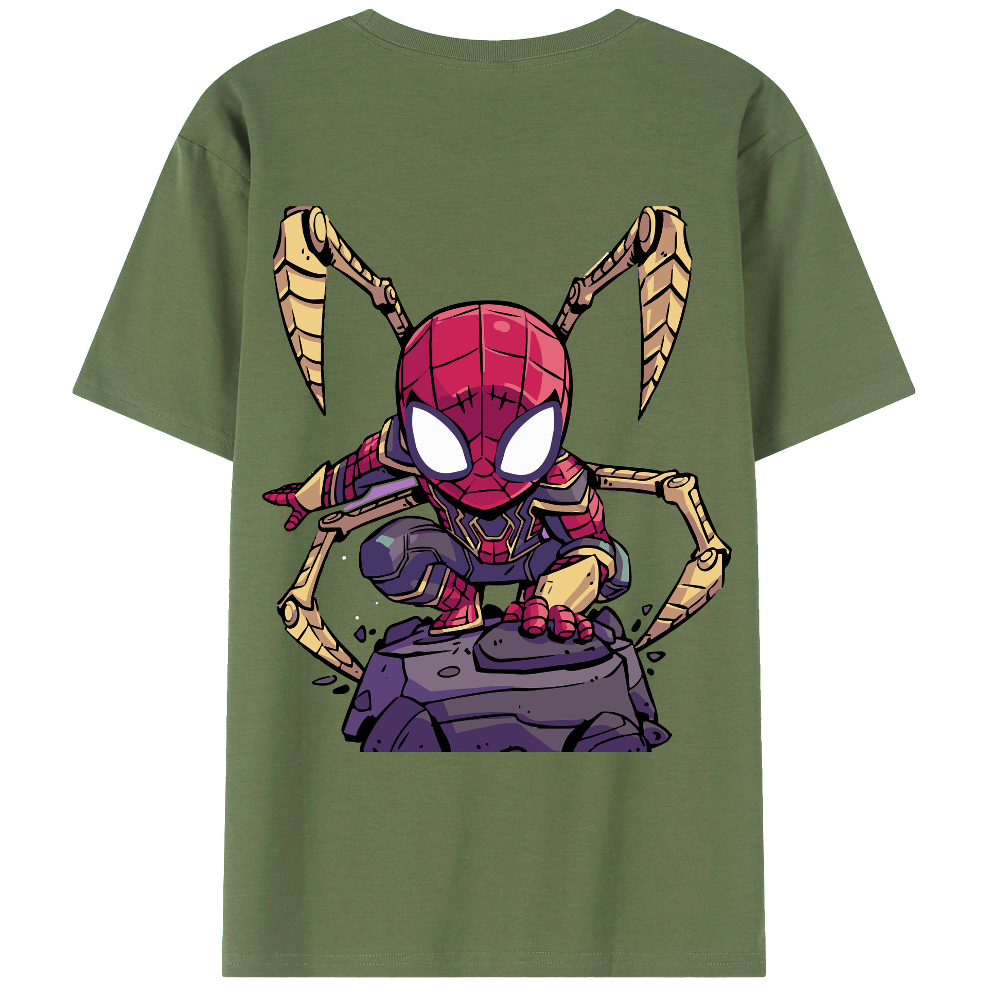 （画像用） アベンジャーズ The Avengers 綿100％ メンズ半袖Tシャツ（バックプリント） 通気性